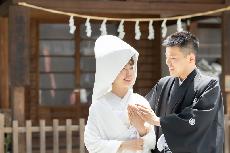 【挙式付きプラン】川越熊野神社での200カットデータ付きロケーションフォト