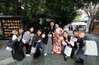 【挙式付きプラン】川越熊野神社での200カットデータ付きロケーションフォト