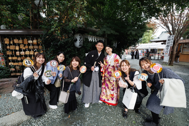 【挙式付きプラン】川越熊野神社での200カットデータ付きロケーションフォト