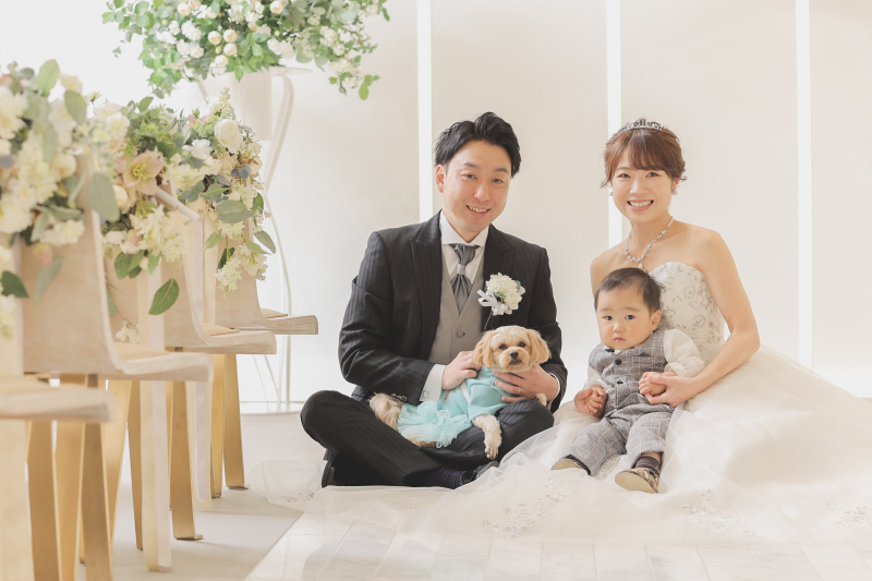 【ファミリーフォト！】大切な家族やペット,友人とご一緒に。何名様でも◎＊洋装1着・50データ付き＊