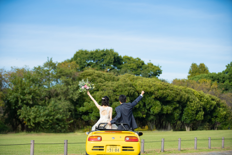 愛車とロケーション撮影