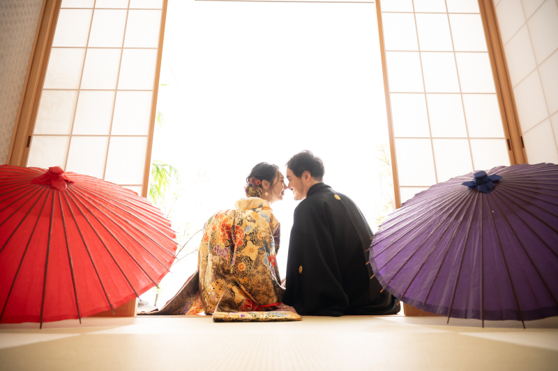 縁側でのバックショット