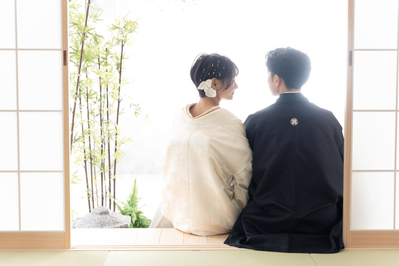 縁側のバックショット