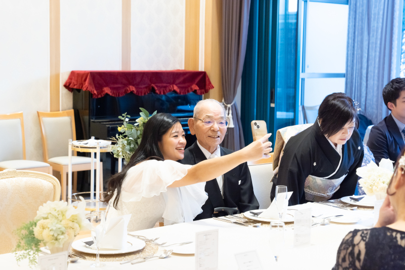 撮影後は会食