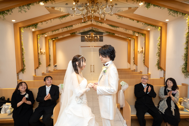 ご両親様に囲まれて