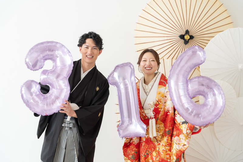 入籍日バルーン