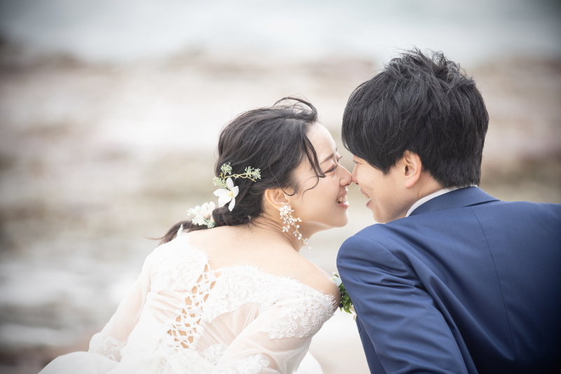 お鼻くっつけショット