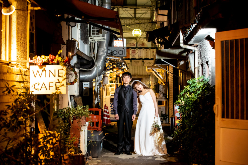 商店街の路地裏