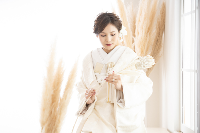 白無垢にチェンジ