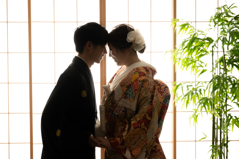 障子でのシルエット