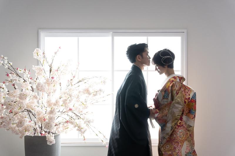 窓際でしっとりと