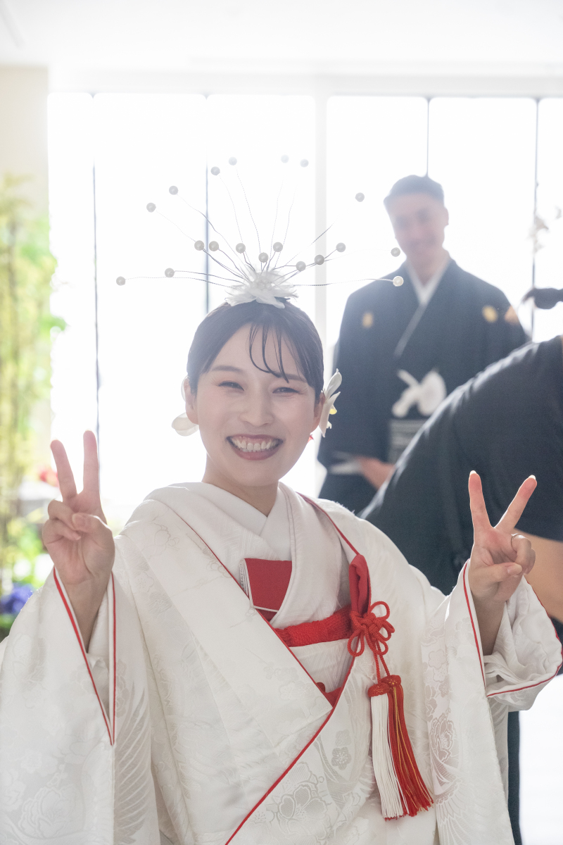 綿帽子にチェンジ中