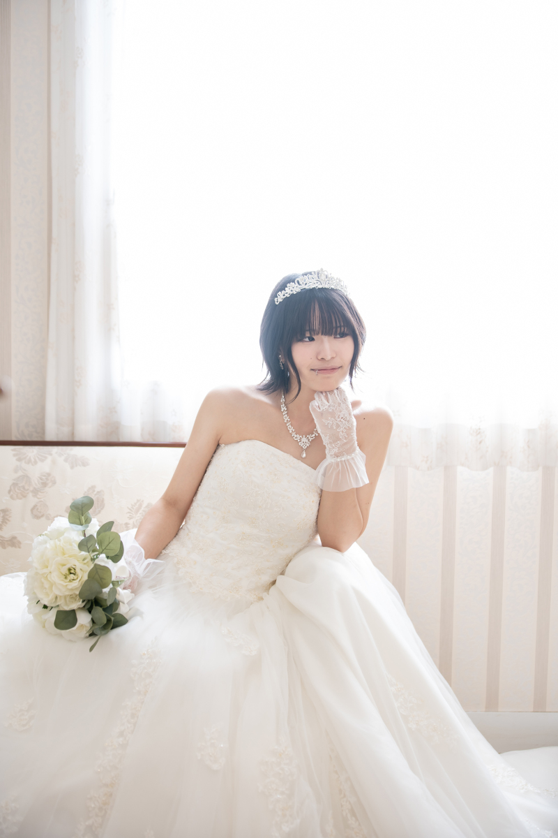 新婦様のソロショット