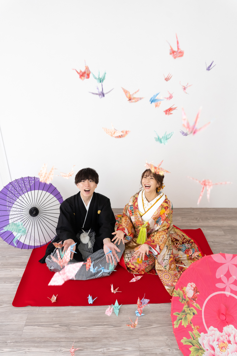 折り鶴シャワー