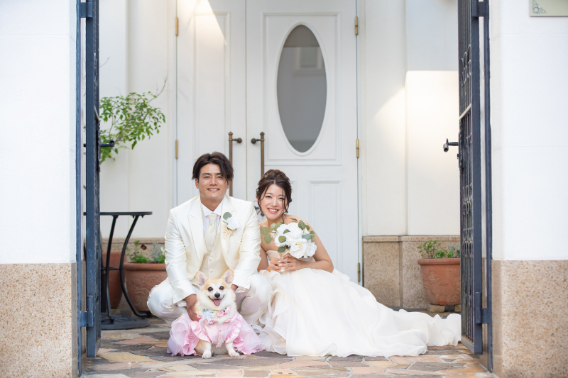 エントランスでも