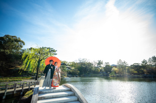 徳川園　和装ロケーション