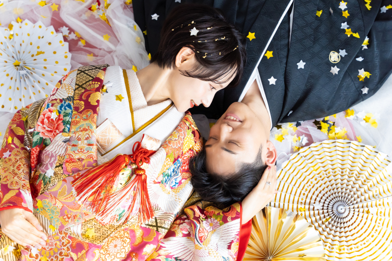 寝ころびショット