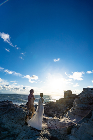 サンライズ・デジタル_洋装ロケーション撮影　【海】