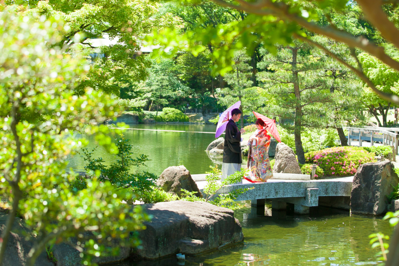 サンライズ・デジタル_庭園で撮影できる