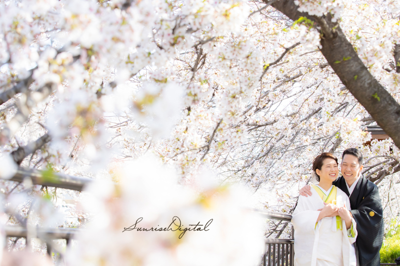 3-4月撮影　春ロケキャンペーン【和装ロケーション】100cutデータ付き　衣装ランクアップ料金なし・移動費なし