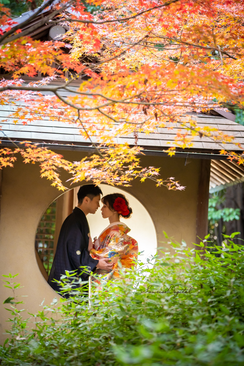 【白鳥庭園 和装ロケーション】200cut全データ付 衣装ランクアップ料金なし 必要な項目が全てコミコミの安心プラン