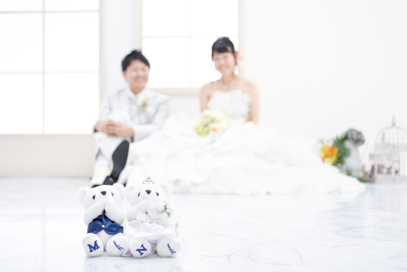 お二人のイニシャル入り