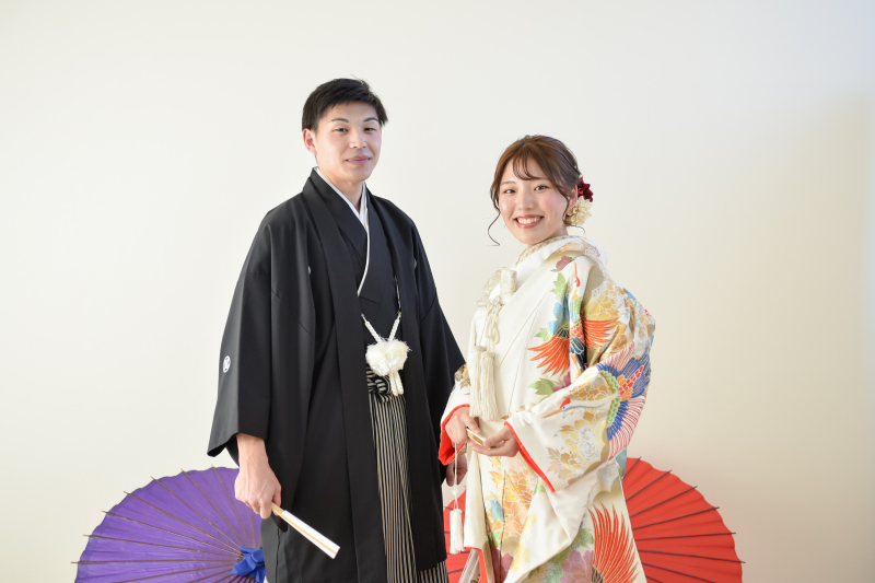 まずは和装撮影から♪