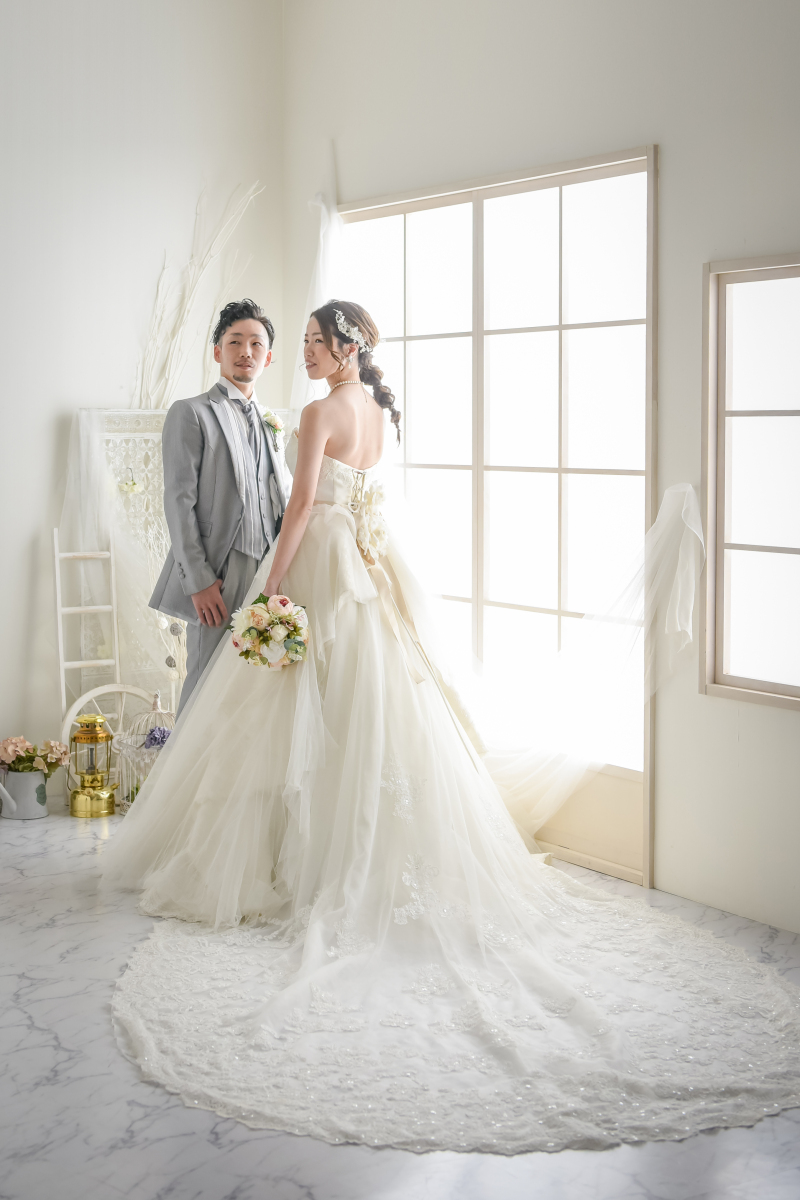 後ろ姿のお写真も…♡