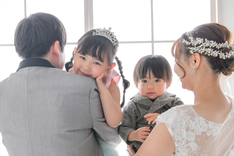 家族みんなでファミリーフォト♡