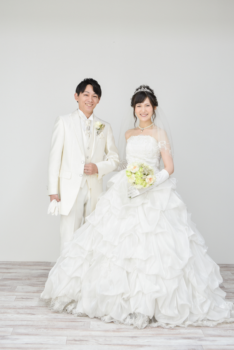 かっちりとポージング