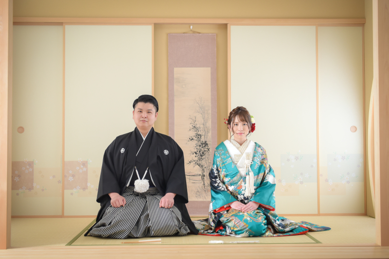 和装にお着換え