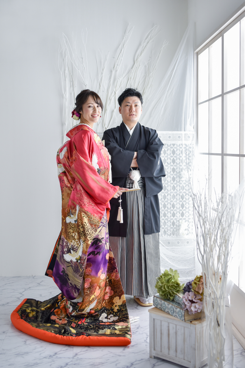 色打掛でナチュラルに