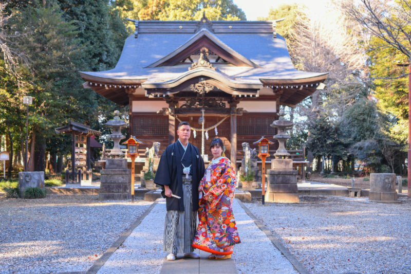 高徳神社でロケーション撮影