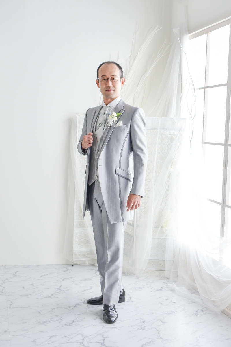 ご新郎様のソロショット…♡