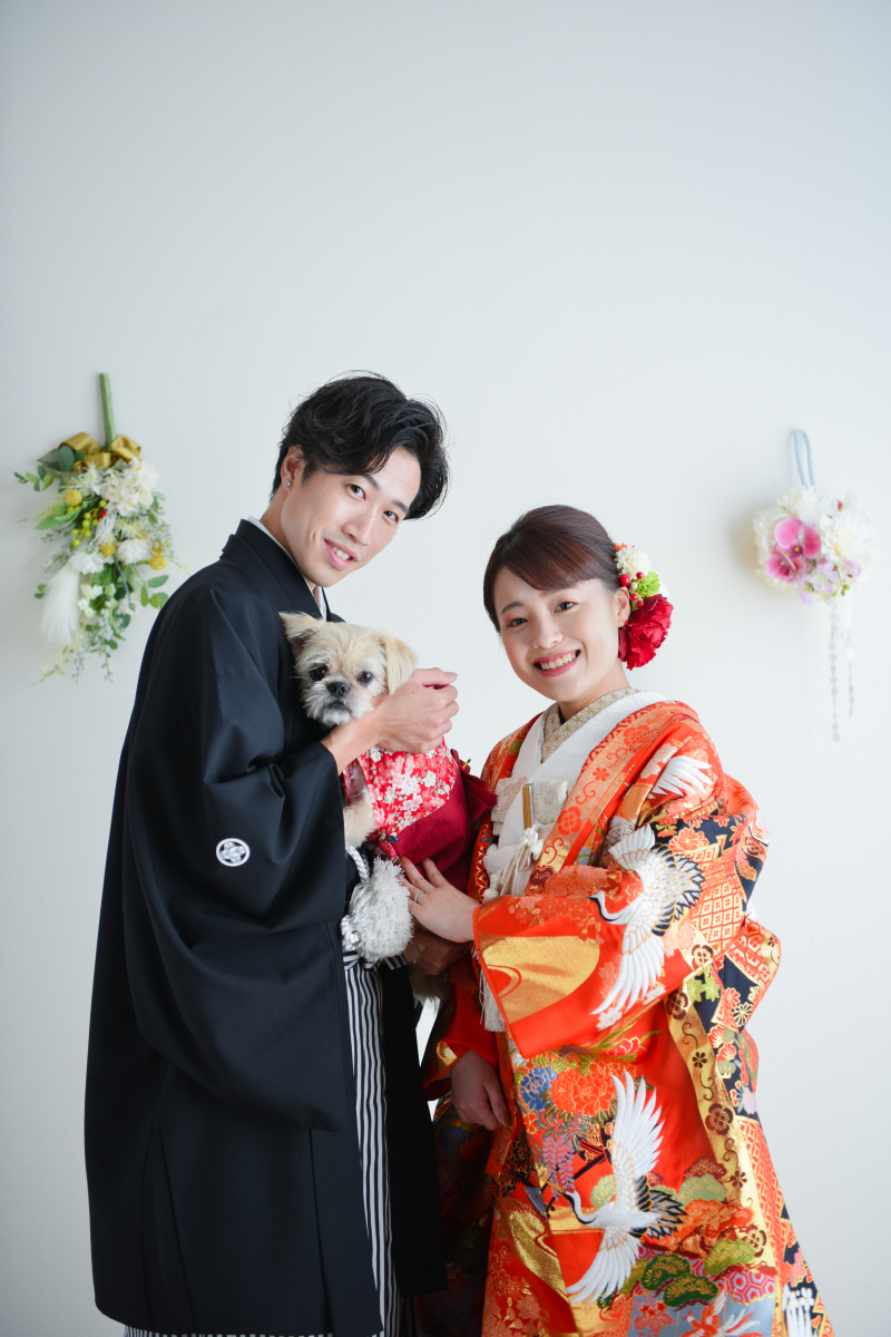 ワンちゃんと一緒に♡