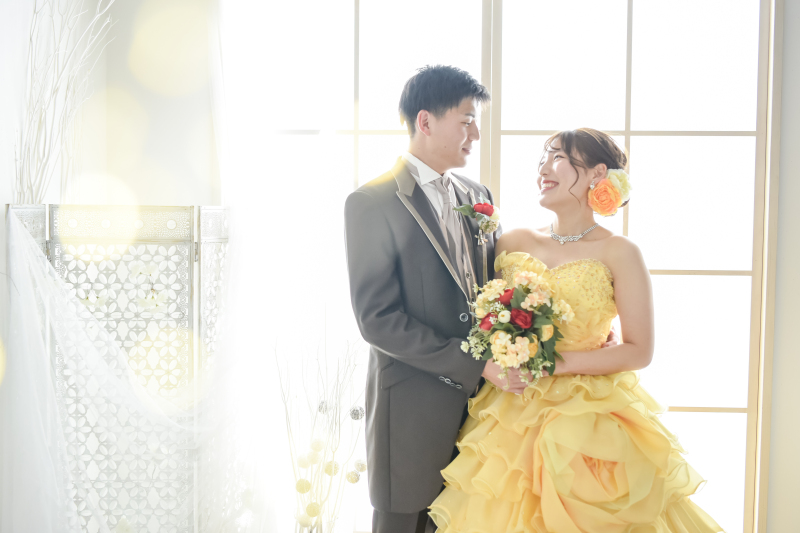 スタジオで和装、洋装撮影♪