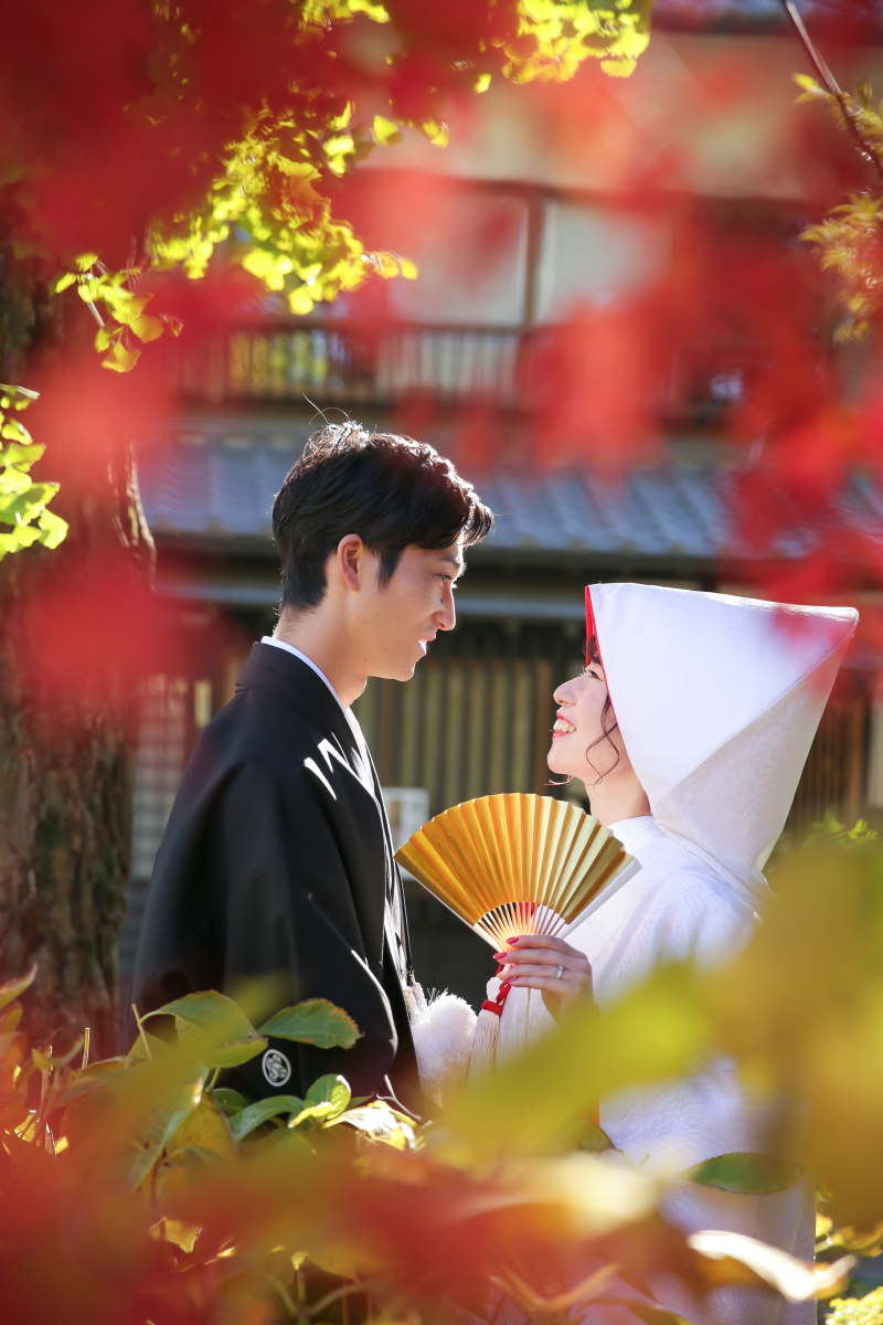 紅葉ならではの幻想的なショット♫