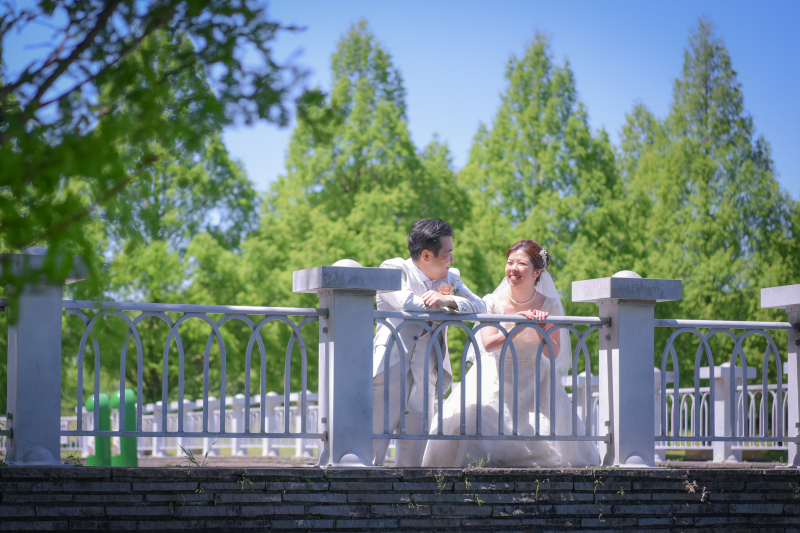 青い空を入れて