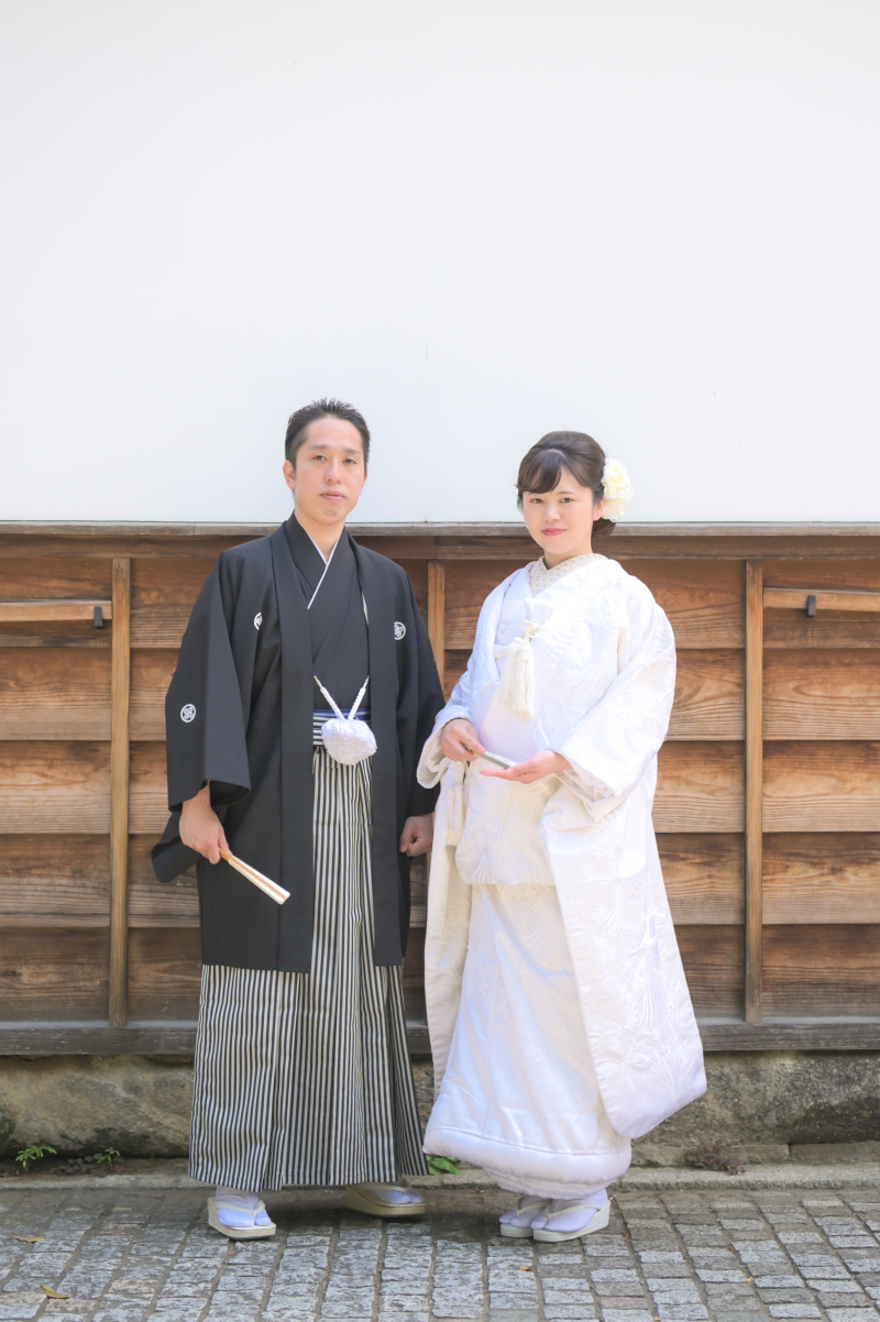 白無垢にお着換え