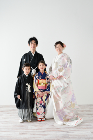 親子で和装フォト☆