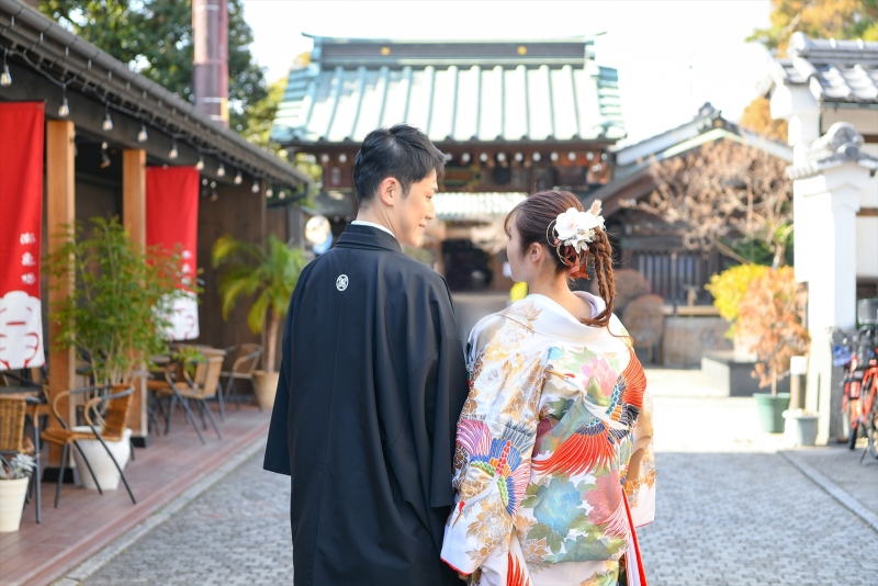 後ろ姿のお写真も