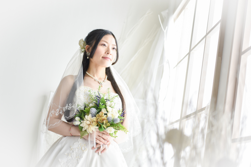 ご新婦様のソロ写真…♡