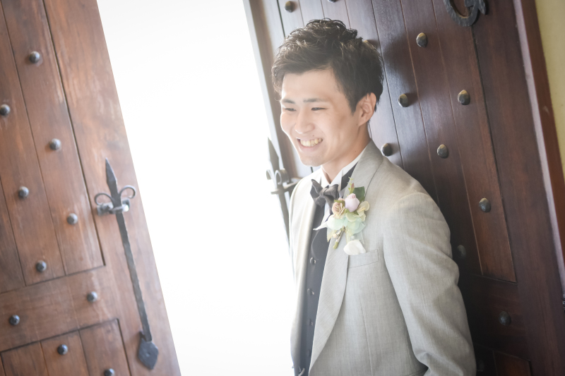 ご新郎様のソロショット♪