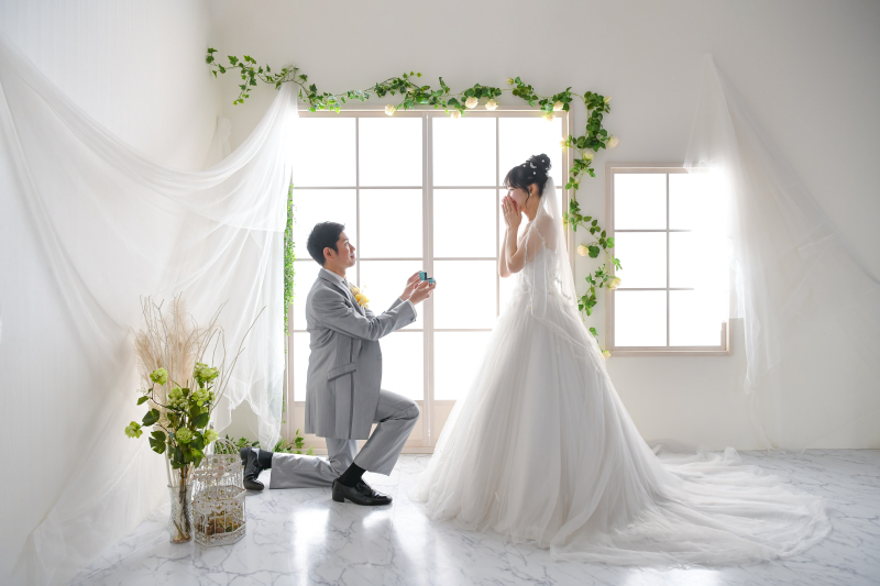 プロポーズのシーンを