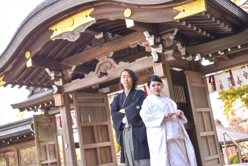 和装高麗神社&洋装スタジオ撮影