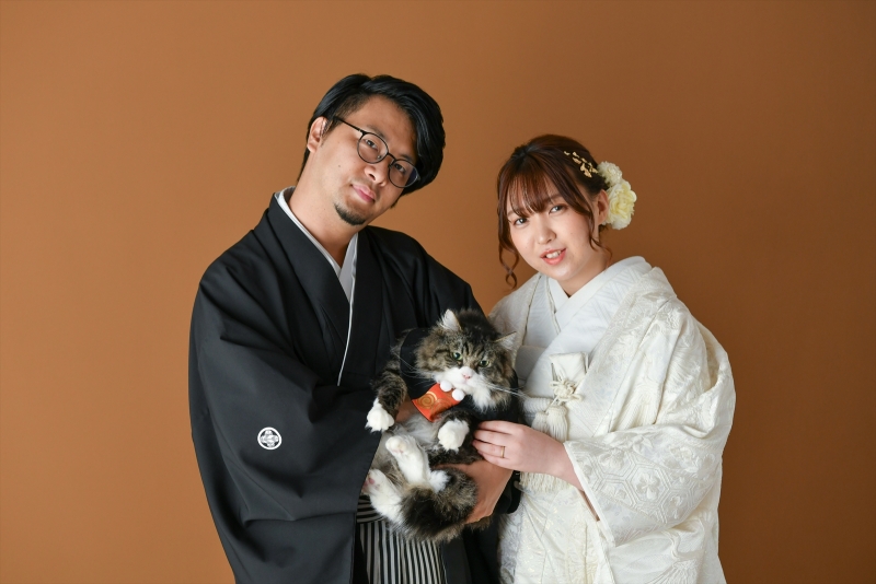 にゃんこと撮影…♡