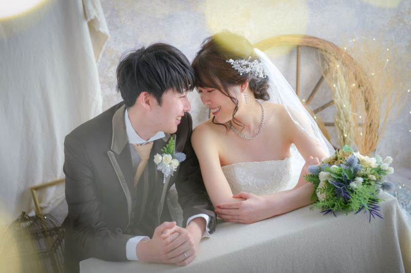 おでこ合わせショット