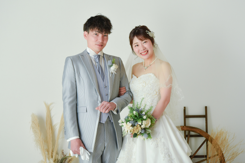 ウエディングドレスから撮影！