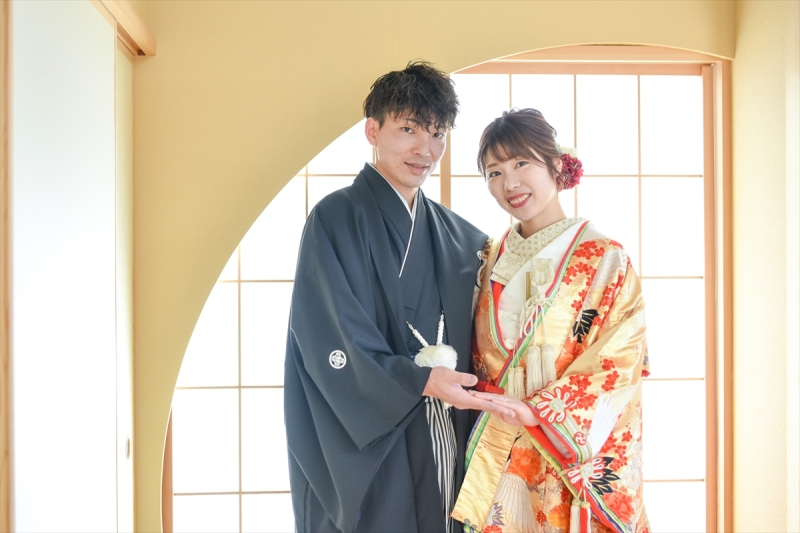 和室で寄り添って♡