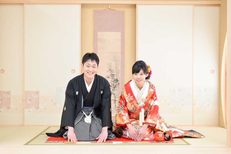 お辞儀のお写真